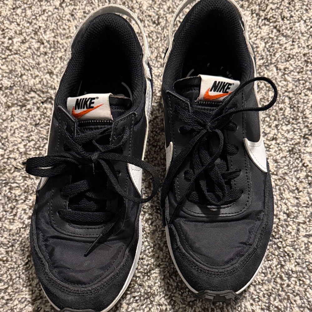 Nike Black Sneakers with White Swoosh